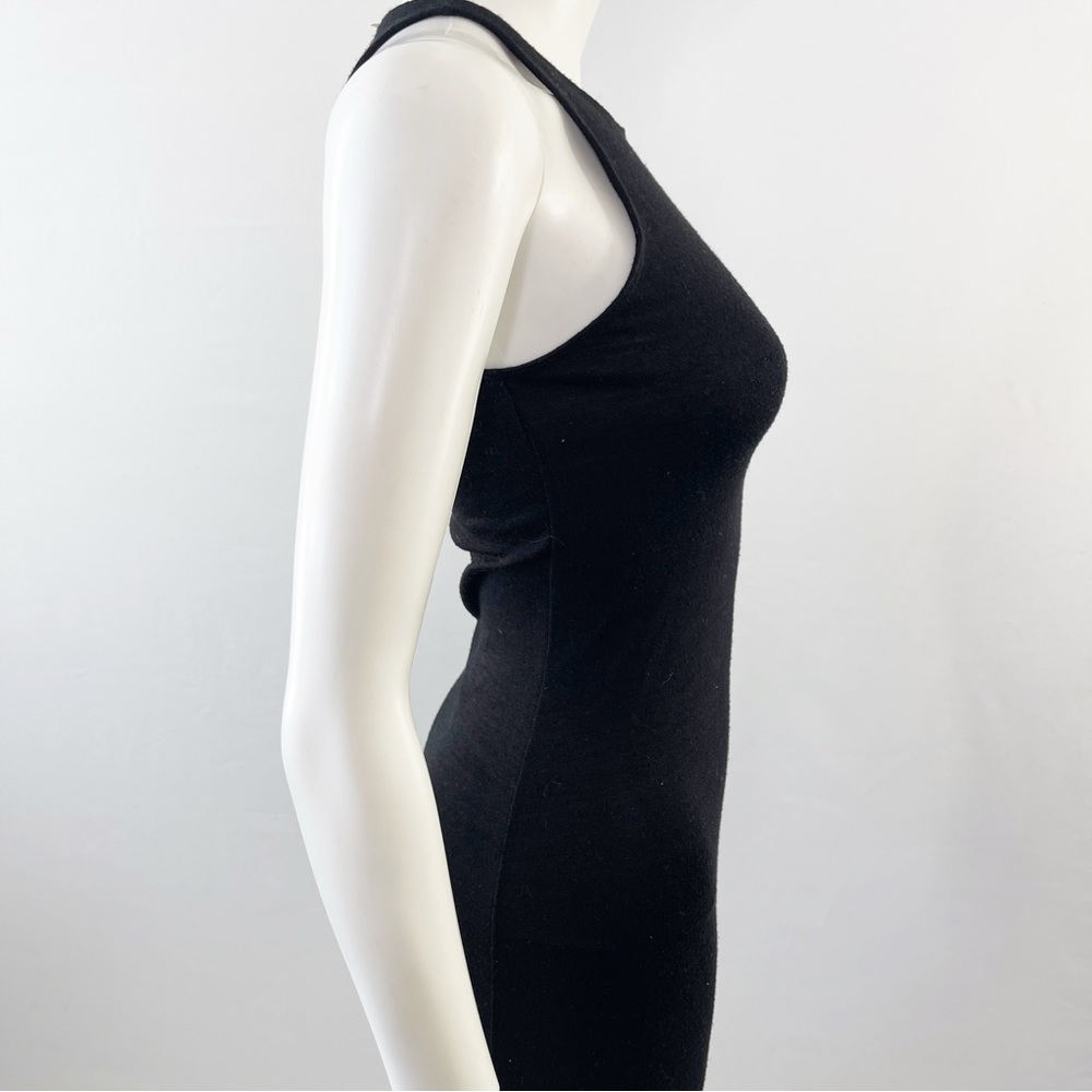 Wilfred Free Aritzia Black BRUNI Sleeveless Bodycon Stretch Midi Dress Size XS - Picture 5 of 7